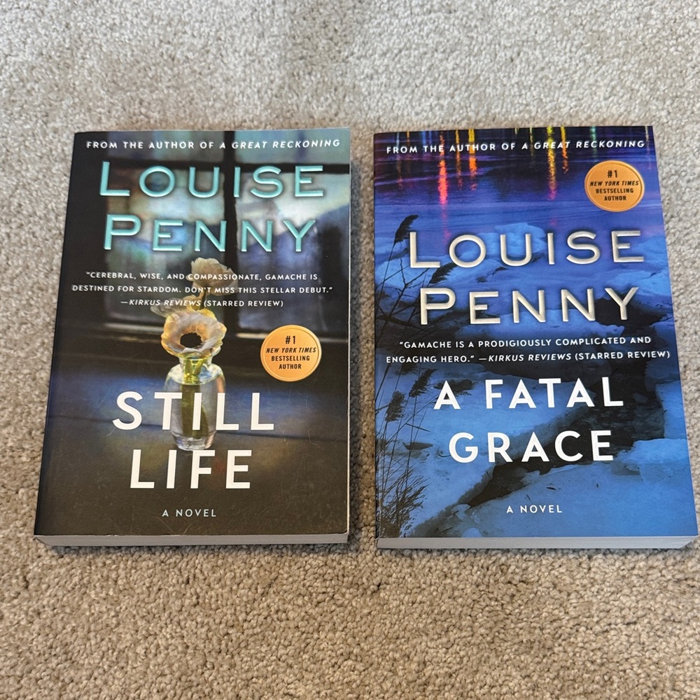 Louise Penny Novel Set - Still Life & A Fatal Grace